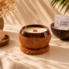 bougie artisanale coque noix de coco