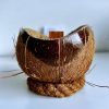 Bougie Artisanale dans une Noix de Coco au Monoï