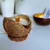 Bougie Artisanale dans une Noix de Coco au Monoï