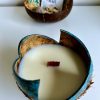 bougie exotique dans une coque de Noix de Coco - My Coco Candle