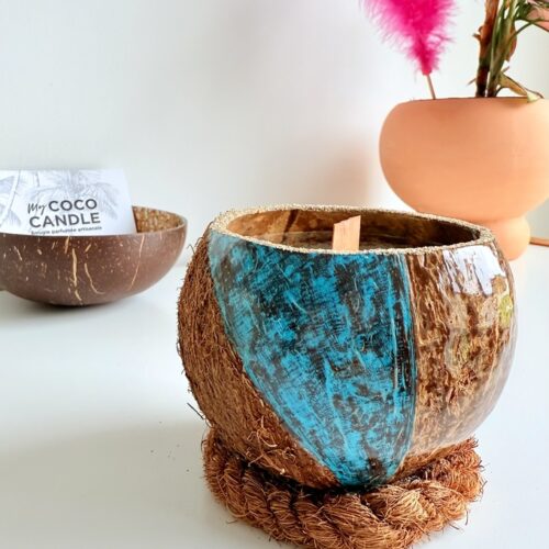 Bougie Artisanale Bio Parfumée à la Vanille