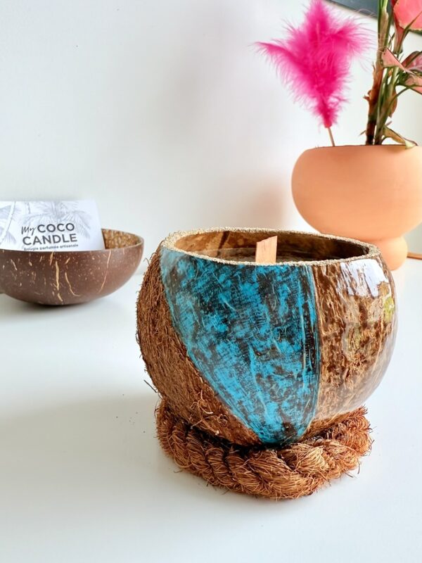 Bougie Artisanale Bio Parfumée à la Vanille