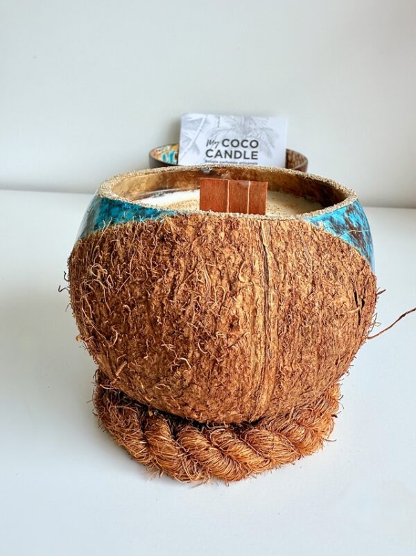 Bougie Artisanale Bio Parfumée à la Vanille