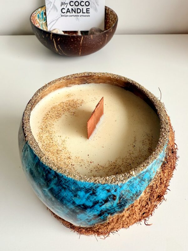 Bougie Artisanale Bio Parfumée à la Vanille