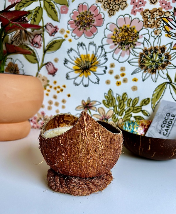 Bougie Noix de Coco Naturelle au Monoï de Tahiti