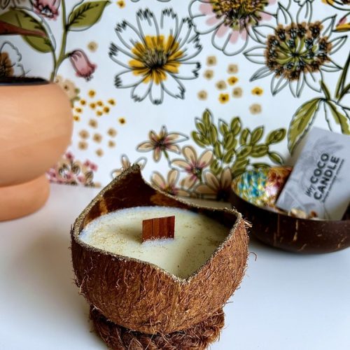 Bougie Noix de Coco Naturelle au Monoï de Tahiti