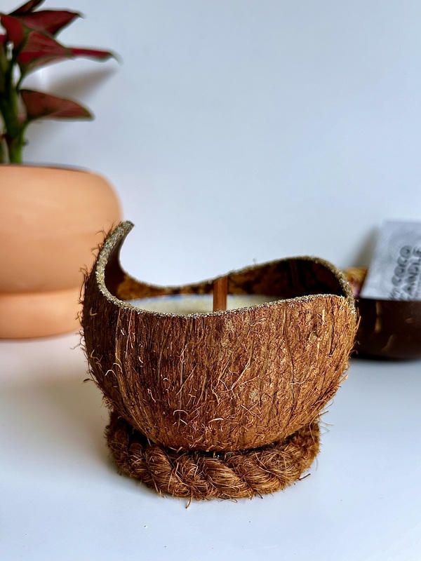 Bougie Noix de Coco Naturelle au Monoï de Tahiti