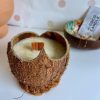 Bougie à la Vanille dans une Noix de Coco