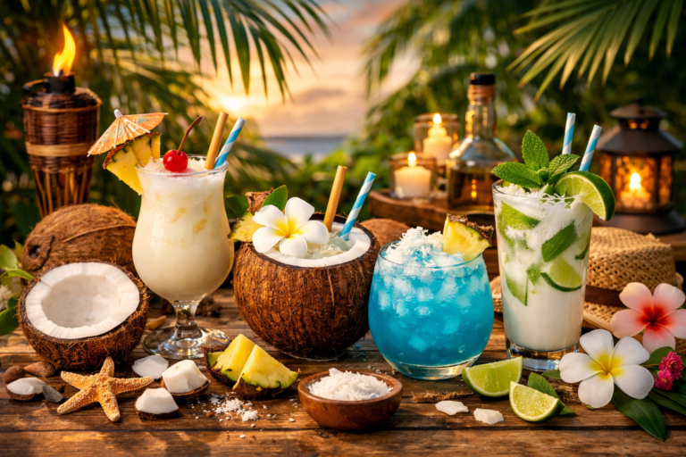 Cocktails à la noix de coco : recettes et ambiance tropicale à la maison