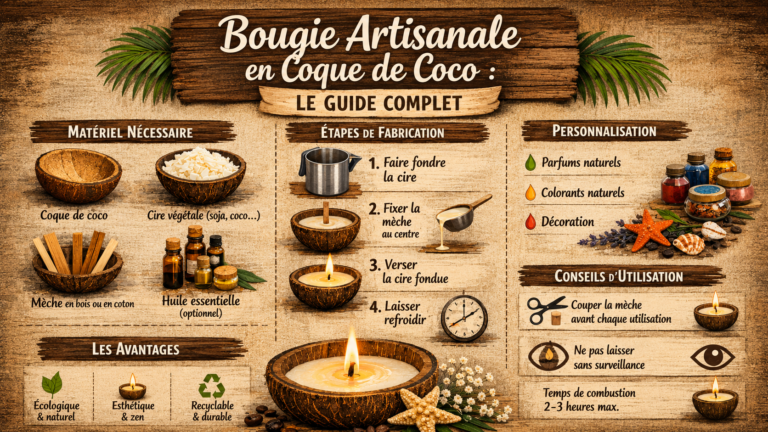 Bougie artisanale en coque de coco : le guide complet My Coco Candle