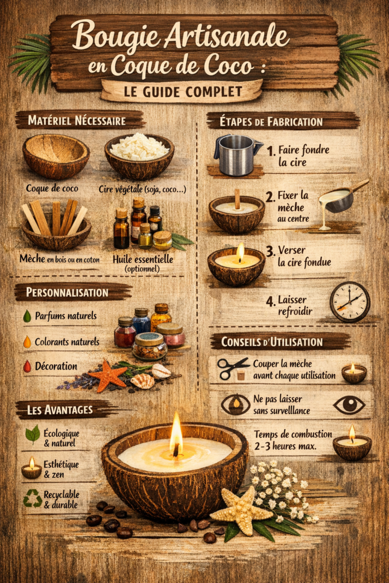 Bougie artisanale en coque de coco : le guide complet My Coco Candle