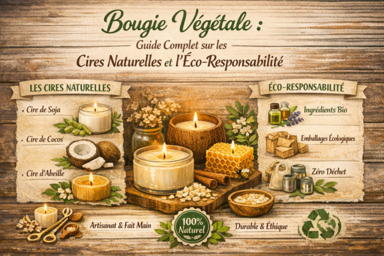 Bougies végétales : guide complet sur les cires naturelles et l&rsquo;éco-responsabilité