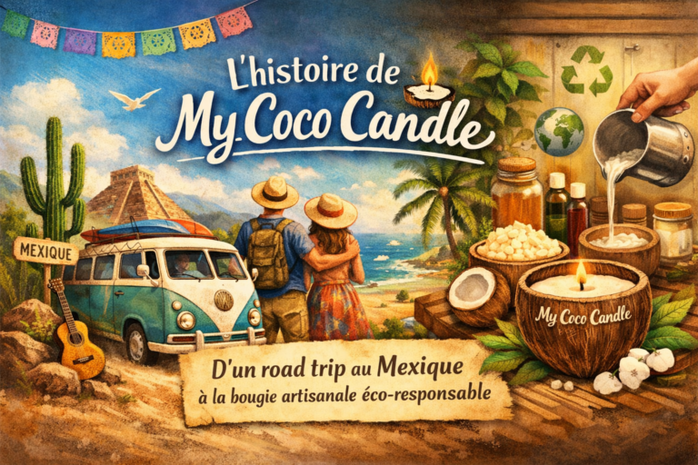 L&rsquo;histoire de My Coco Candle : d&rsquo;un road trip au Mexique à la bougie artisanale éco-responsable