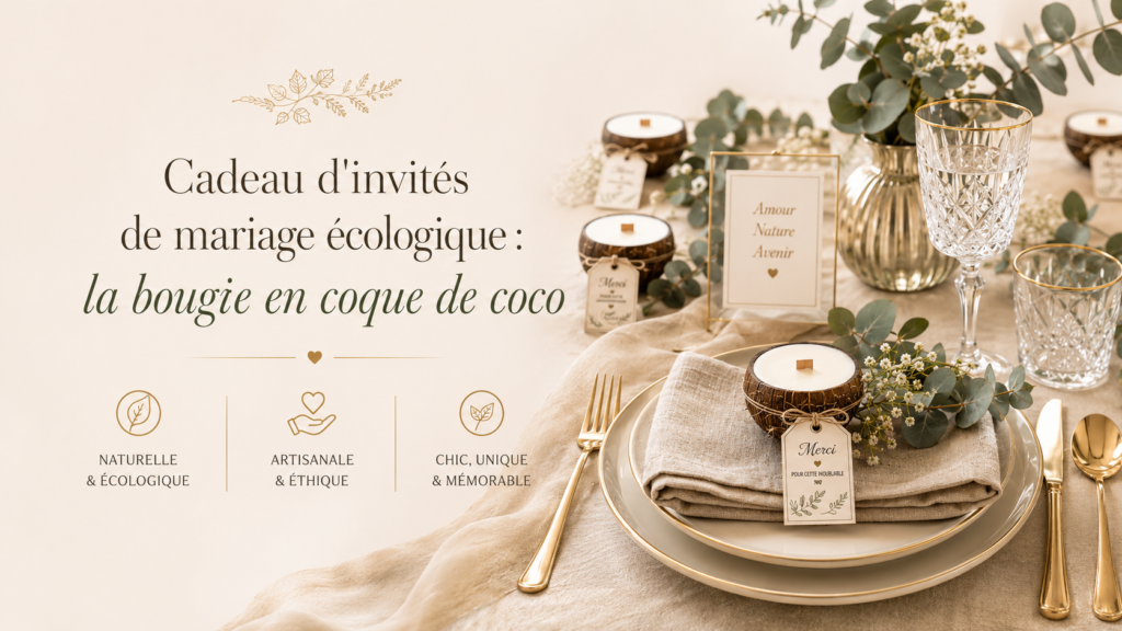 cadeau invités mariage écologique - My Coco Candle