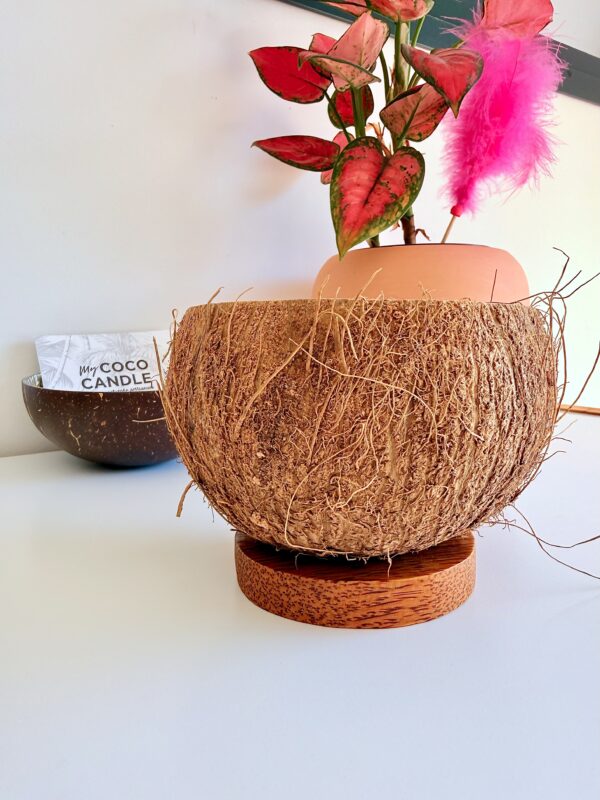 Bougie coque de noix de coco My Coco Candle, déco exotique