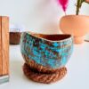 bougie coco bleue - My Coco Candle