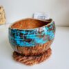 bougie coco bleue - My Coco Candle