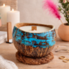 bougie coco bleue - My Coco Candle