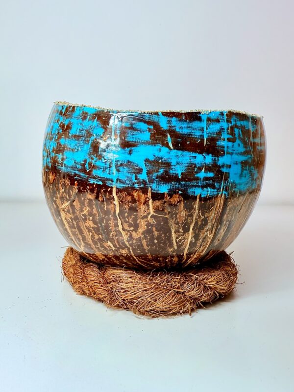 bougie coco bleue - My Coco Candle