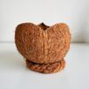 bougie noix de coco cœur sable de mer - My Coco Candle