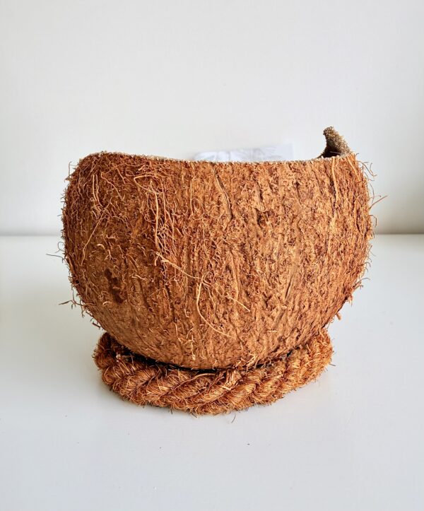 bougie noix de coco cœur sable de mer - My Coco Candle
