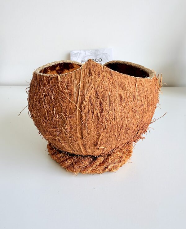 bougie noix de coco cœur sable de mer - My Coco Candle
