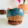 bougie turquoise - My Coco Candle