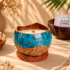 bougie turquoise - My Coco Candle