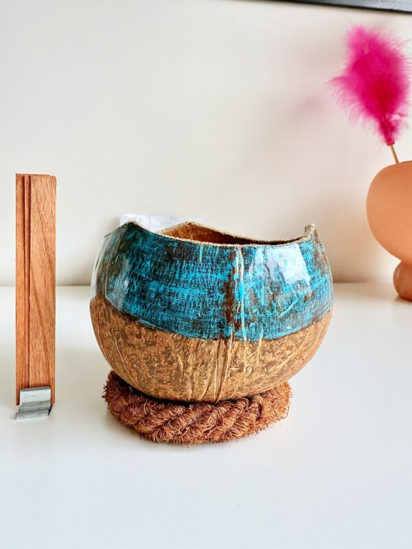 bougie turquoise - My Coco Candle