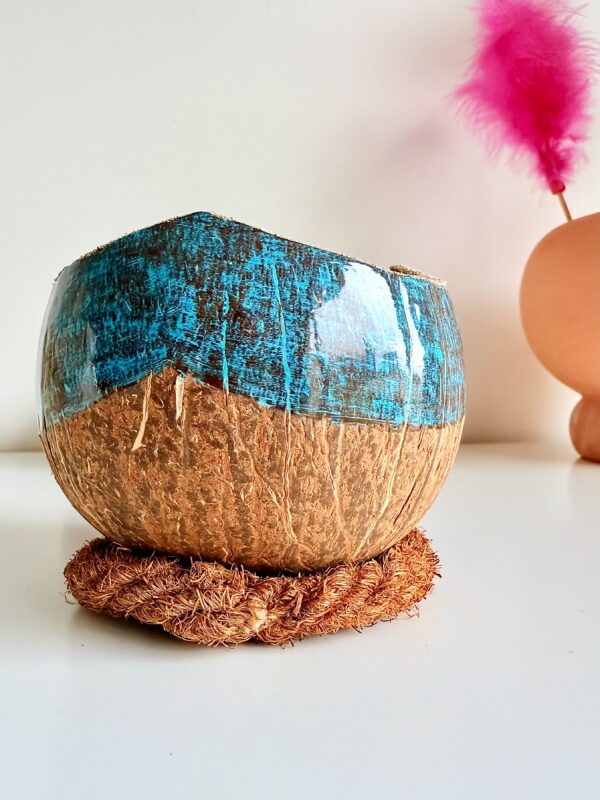 bougie turquoise - My Coco Candle